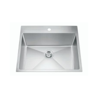 Dual Mount 1 Hole Laundry Sink 25"X 22"