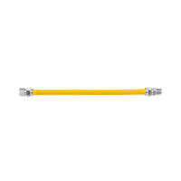 Gas Connector L/VLV Coated 1" OD 3/4 MIP X 3/4 MIP
